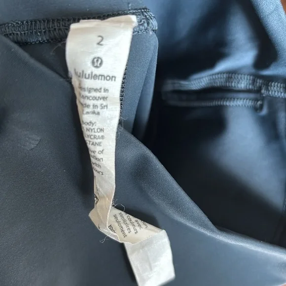 Lululemon blue green leggings Size 2 - Picture 7 of 12